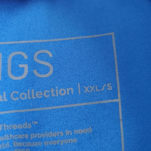 FIGS Technical Collection Pisco Scrub Pants in Royal Blue Size XXL-Short - Picture 11 of 11